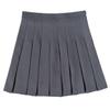 Women's Summer High Waist A-line Pleated Skirt - College Style Ice Silk Midi Skirt
