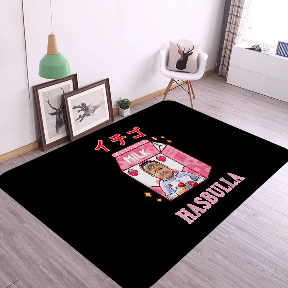 Funny Hasbulla Floor Mat Retro Multiple Choice Living Room Kitchen Rug Non-Slip Modern Home Decor