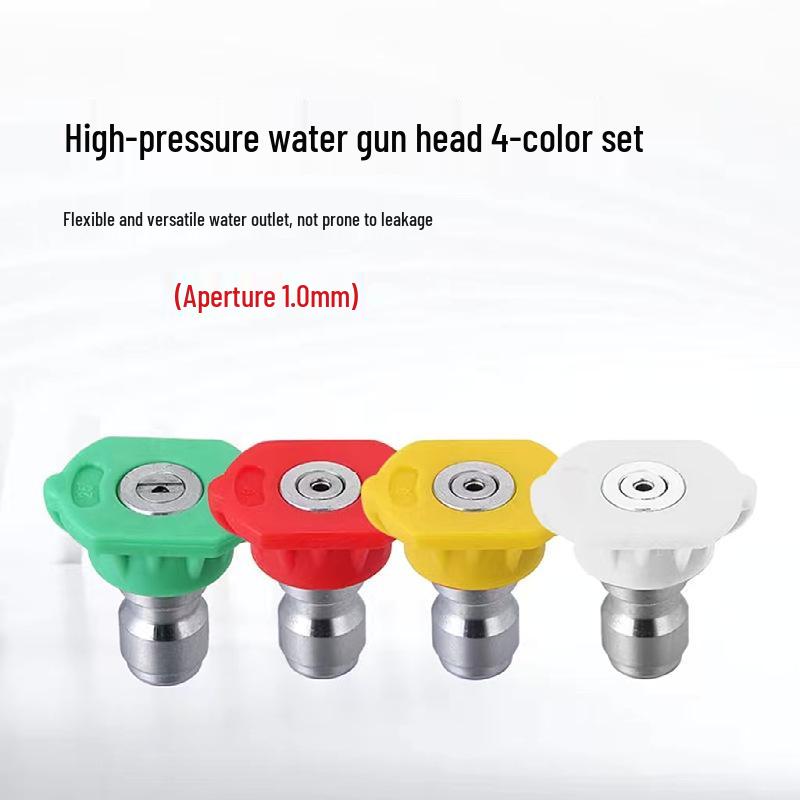 1/4 Ultra High Pressure Car Washer Nozzle: Quick-Connect Fan-Shaped Spray Attachment