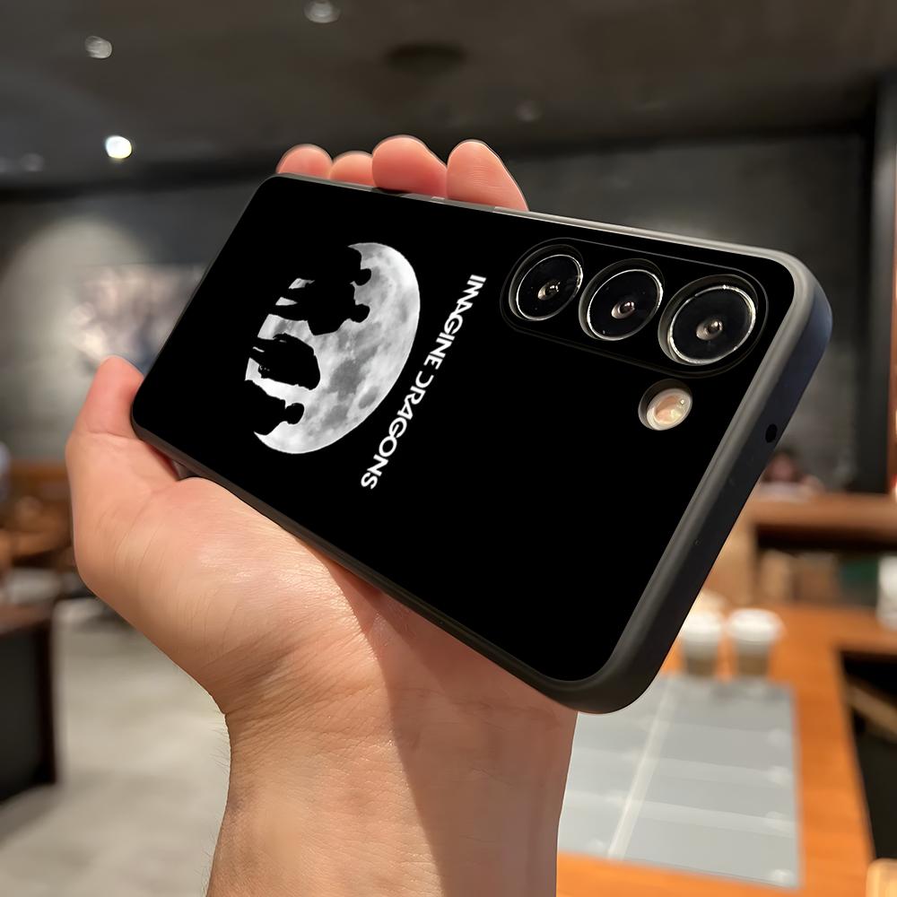 I-Imagine Dragons Loom Band Phone Case For Samsung A56 A36 A26 A16 A15 A25 A35 A55 A14 A34 A24 A54 Black Soft Shell Samsung A56