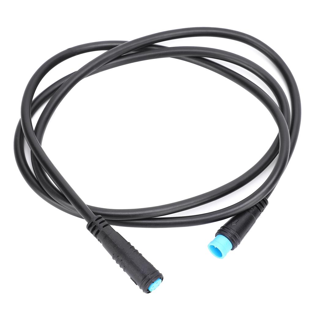 34.3in Waterproof Connector 4pin Male to 4pin Female Adapter Cable Accessory for Electric Bicycle