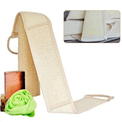 Terry Cloth Loofah Back Strap Long Strip Loofah Brush Exfoliating Shower Belt  Shower Rub