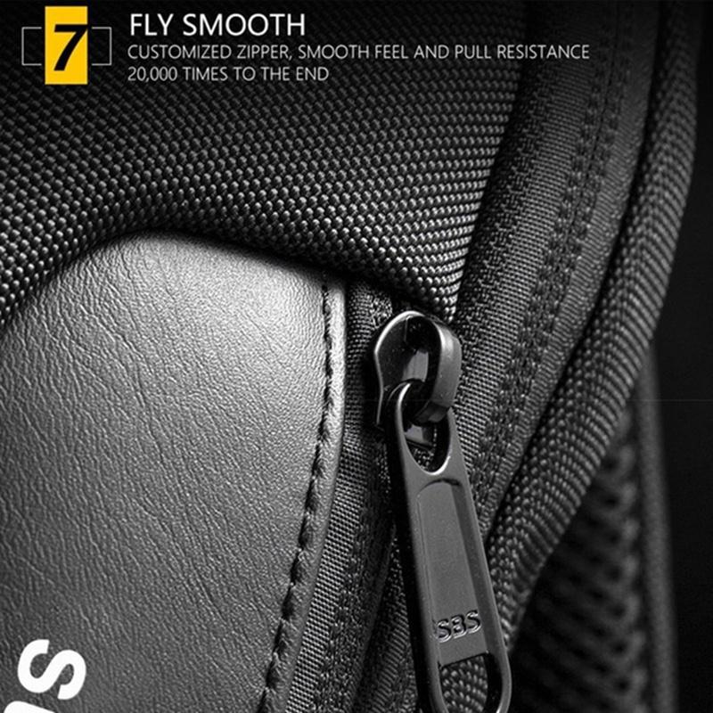 NEW High Qulity Upgrade Men's Waterproof USB Oxford Crossbody Bag Anti-theft Shoulder Sling Bag Multifunction Short Travel  Chest Pack for Male