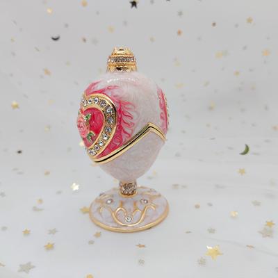 Liebe Osterei Handwerk Geschenke Emaille Farbe Legierung Schmuck Box Hause Ornament
