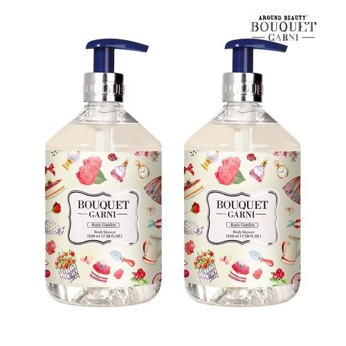 Bouquet Garni Deep Perfume Body Wash Rose Garden Scent 520ml x2_631507