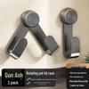 Wall-Mounted Rotating Pot Lid & Cutting Board Rack – Seamless Nail-Free Design with Suction Cup Storage.