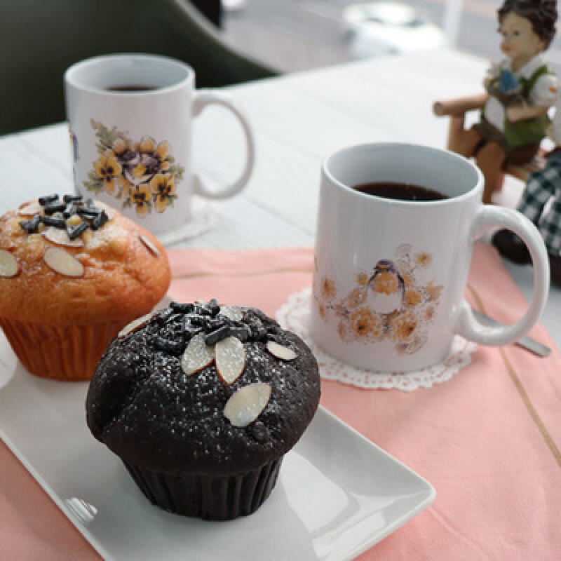 if020-Design Mug 2p-Bird wrapped in flowers