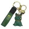 Trendy Bulldog Resin Keychain: Cute Puppy Pendant for Cars & Backpacks, Perfect Gift