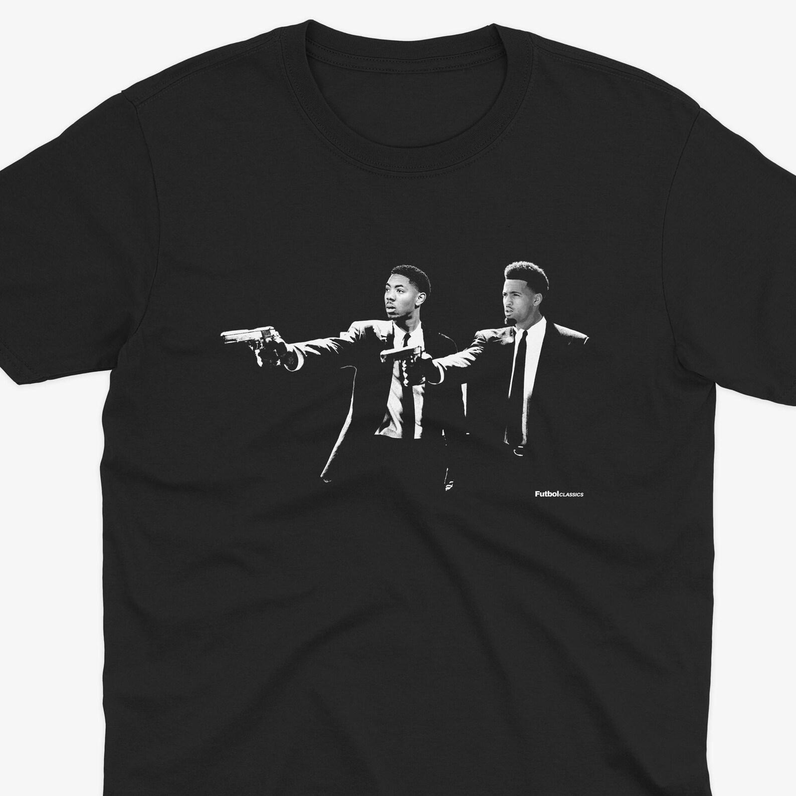 Myles Lewis Skelly & Ethan Nwaneri Pulp Fiction Style T Shirt | Arsenal T Shirt | Arsenal Fan | Arsenal Shirt | Funny Arsenal T | Gunners S
