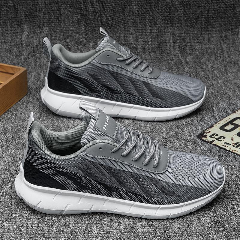 

Fashion 2025 Four Seasons New Breathable Hollow Mesh Shoes Comfortable Soft Bottom Running Sports Fashion Casual Shoes Sizes 39-47 39