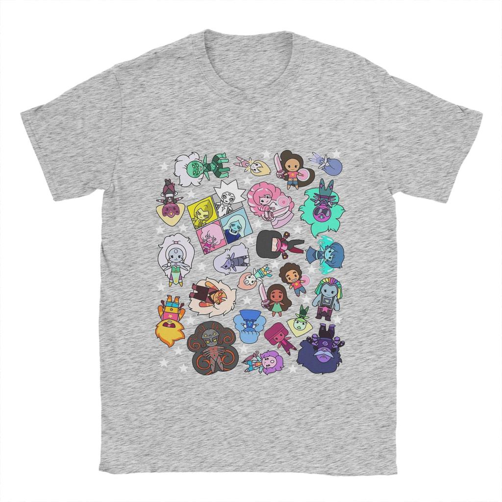 Steven Universe  T Shirt Summer  Cotton T-Shirts For Men's Fashion Casual Tee Shirt Short Sleeve Y2K Retro Tees