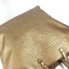 BVLGARI Logo S.Bulgari Hand Bag Vertical Tote Bag Leather Gold