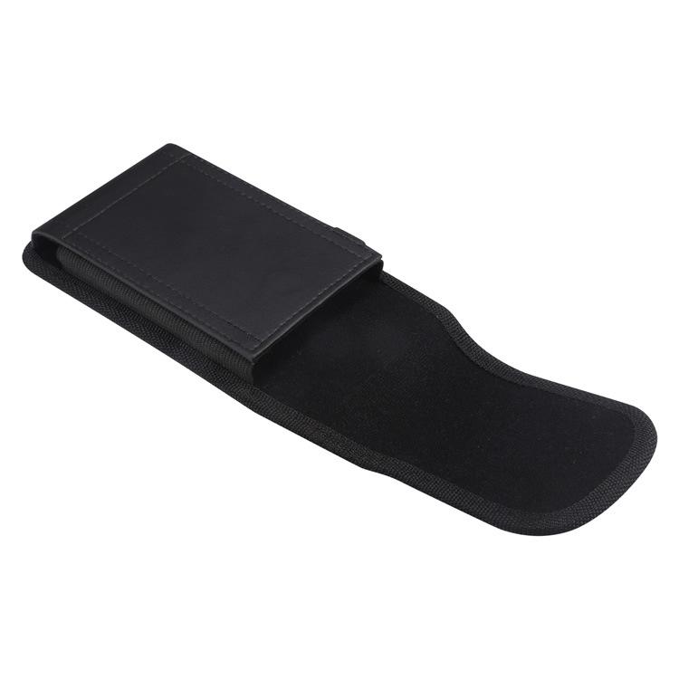 Men's Leather Vertical Belt Phone Case with Magnetic Closure for 6.1-6.7 Inch Devices - Ideal for Seniors