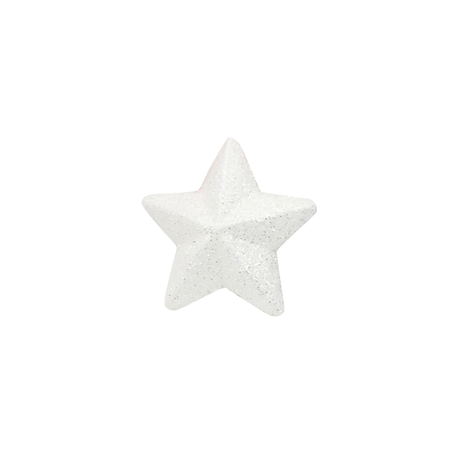 

Американский День независимости, грубая пудра, блестки, пенопласт, украшение с пятиконечной звездой, украшение интерьера, праздничное украшение 3 белый