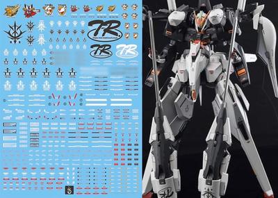 Fluorescent HG RG EG 1144 Robot MS Ensha Detail-Up Water-Transfer Decals (for HG 1144 Gundam TR-6 [Hyzenthley II Ra]) [Used]