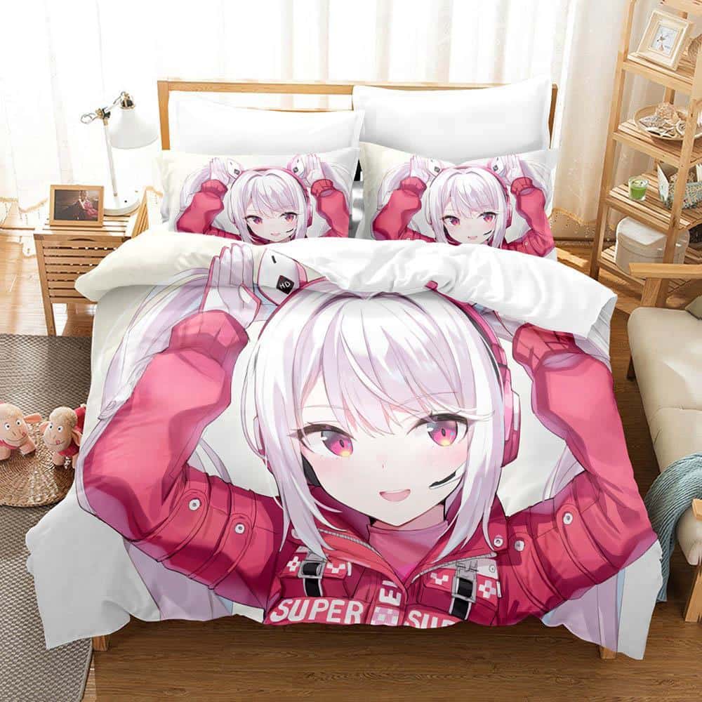 Game Goddess Of Victory: Nikke Bedding Set Single Twin Full Queen King Size Bed Set Adult Kid Bedroom Duvet Cover Sets 3D Anime