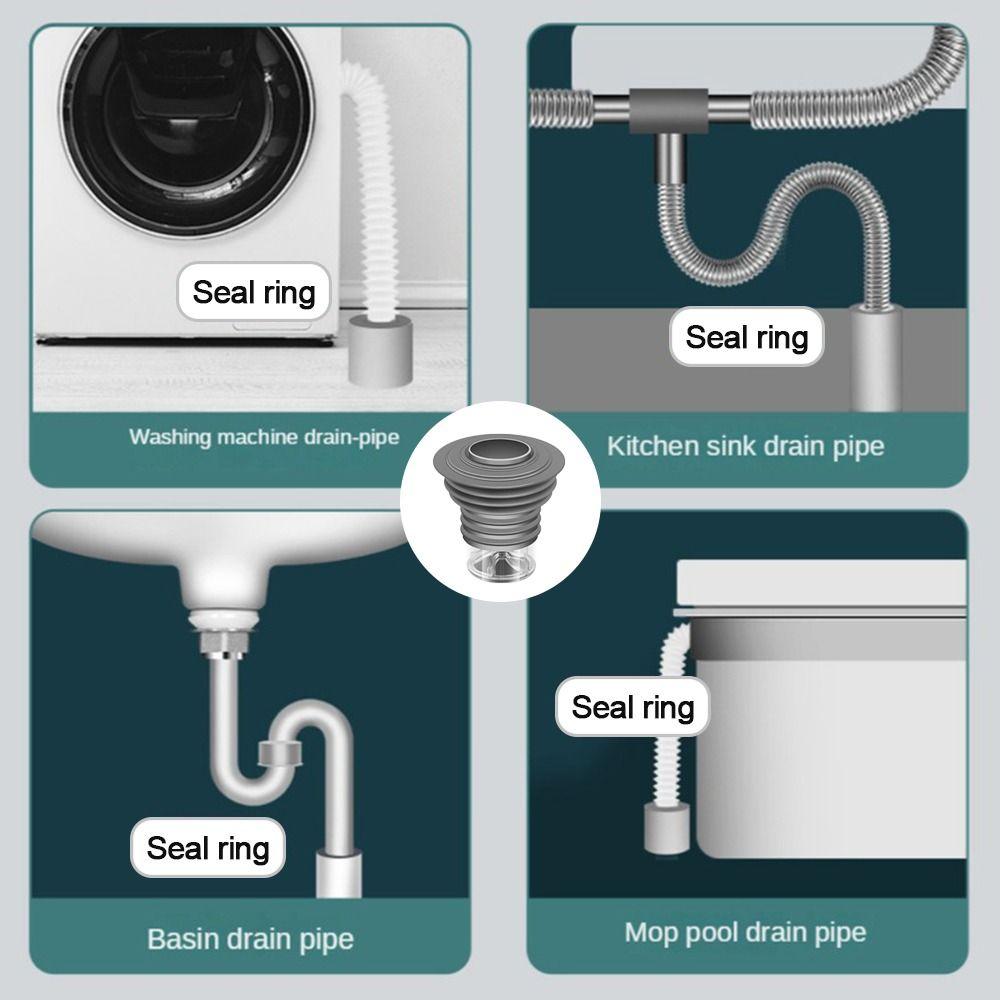 Colander Shower Drainer One Way Valve Sewer Seal Water Pipe Plug Floor Drain Anti odor Drain Cover