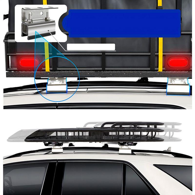 RV Solar Panel Mounting Brackets 4X Solar Panel Brackets Stainless Steel Photovoltaic Stand For Camping Trailer Yacht Wall Boat