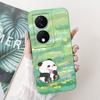 For Honor X7b Cute Panda Rabbit Cartoon Case HonorX7b X 7B 4G CLK-LX1 LX2 LX3 Camera Protective Soft Silicone Phone Cases