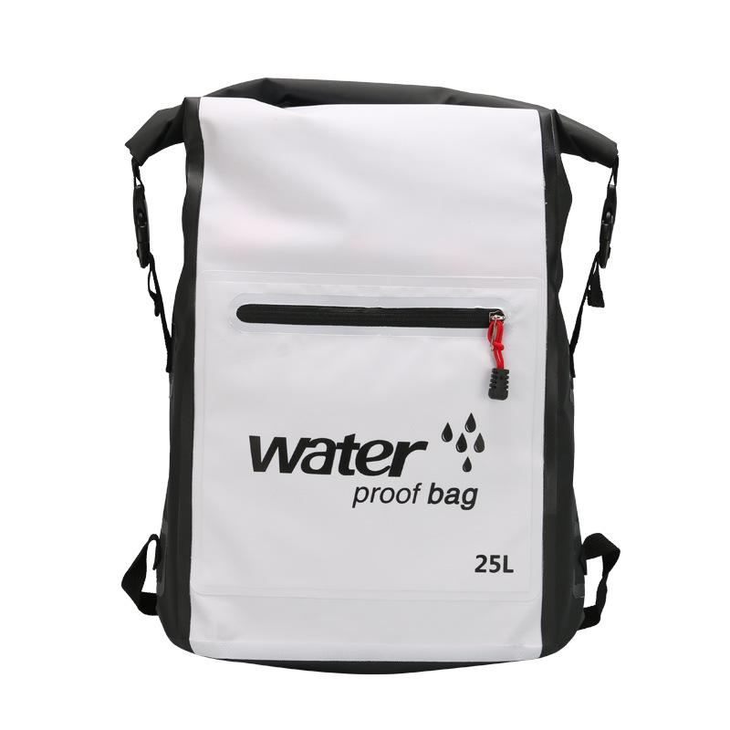 Sac étanche d'extérieur pour plage et natation - Sac à dos seau de rafting en PVC