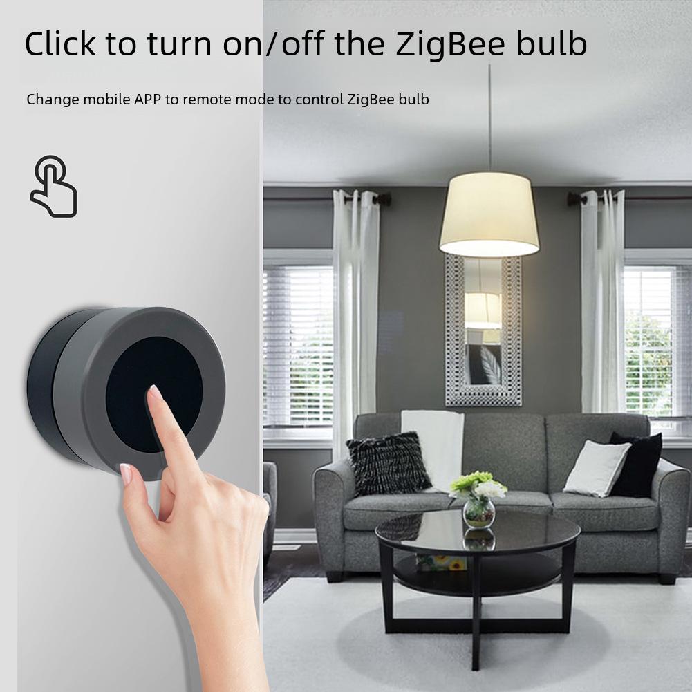 Zigbee Smart Home Wireless Dimming Knob: Graffiti Button Scene Switch