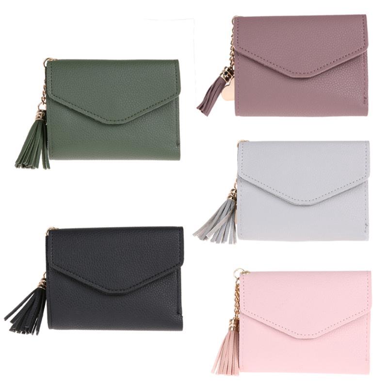 EMBRAGUE De Moda Corazón Colgante Borla Monedero Mini Cartera Bolso de mano Soporte Tarjeta