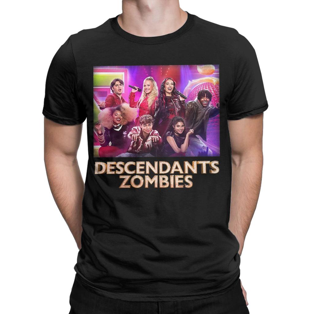 Descendants Zombies Tour T-Shirts for Men Women Movie Casual Cotton Tees O Neck Short Sleeve T Shirt Gift Idea Clothing