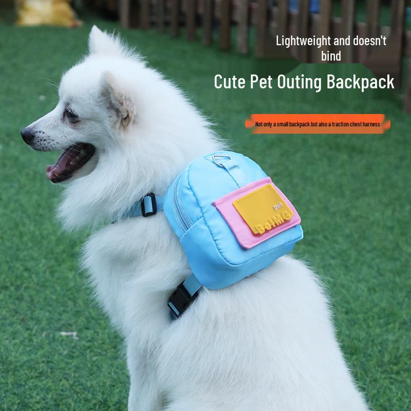 Pet Cartoon Self-Backpack: Small Dog/Cat Outdoor Travel Carrier