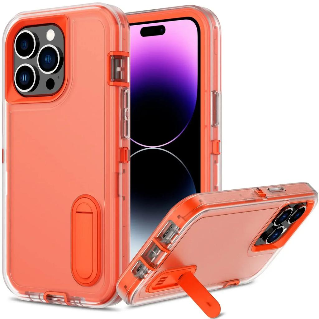 Case For iPhone 17 16 14 15 Plus 11 13 12 Pro Max 17Air 16e Heavy Duty Shockproof Anti-Scratch Protective with Kickstand Cover
