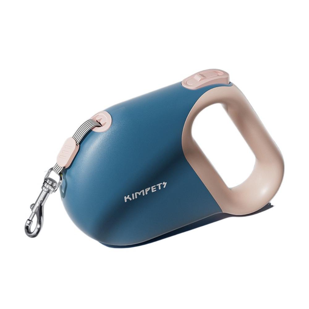 

Автоматический втягивающийся поводок для собаки, светоотражающий ремень, поводок для собаки, аксессуары для питомцев синий