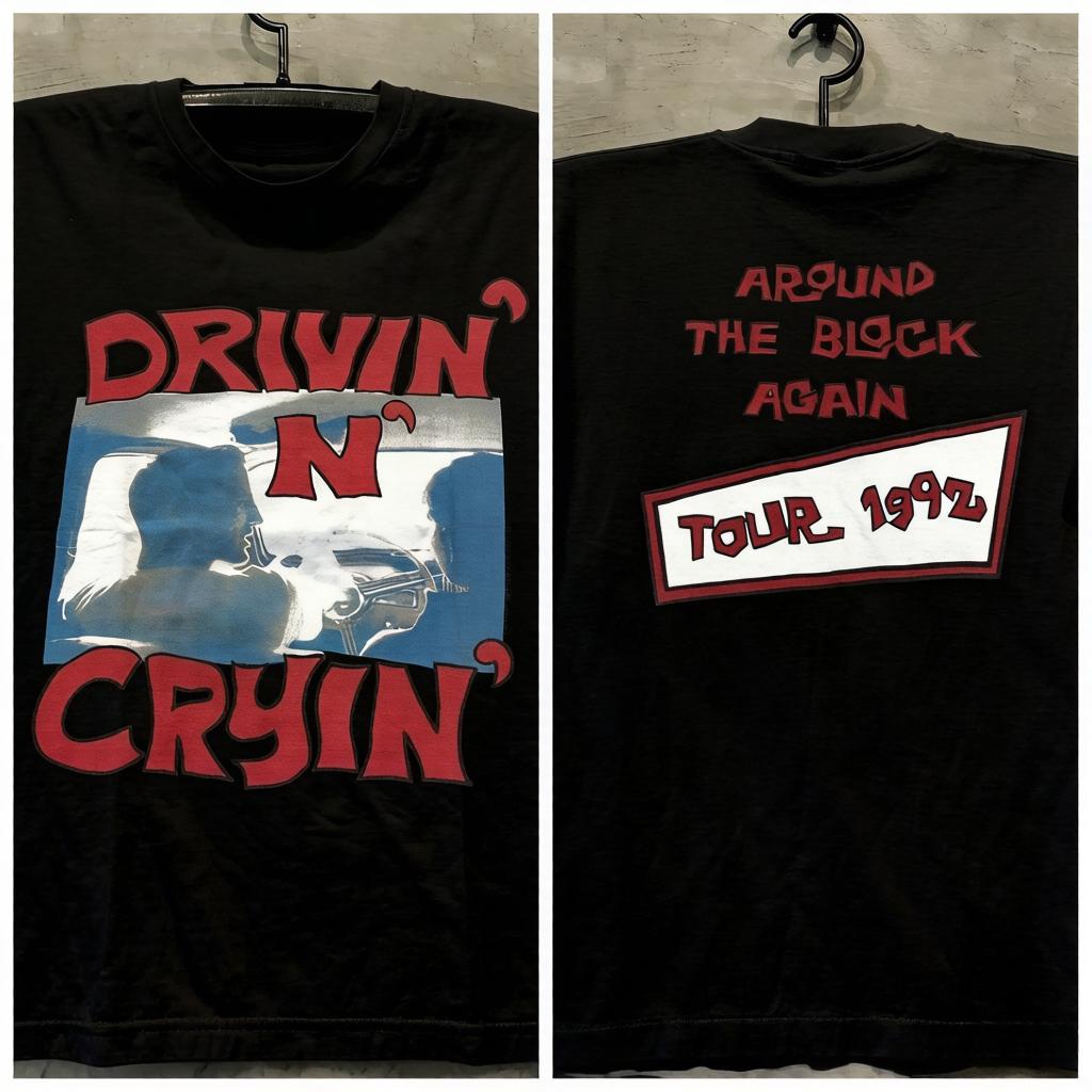 

Drivin N Cryin Rock Minimalist Retro Oldschool Hip Hop Sophisticated Unisexs and Womens ShortSleeved TShirt Cheap Clothing M