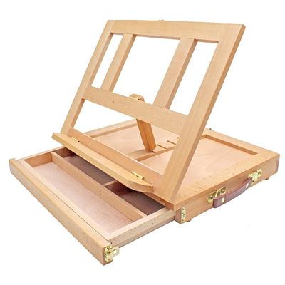 NOELAMOUR Easel, Tabletop, Wooden, Foldable, Drawing Stand, Sketching Board, Easel Stand, Oil Painting, Painting, Canvas