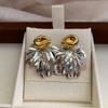 Fashion Personality Metal Blade Tassel Earrings, Retro Simplicity, High-End Sense Of Light Luxury, Unique Niche Women'S Earrings, Earrings