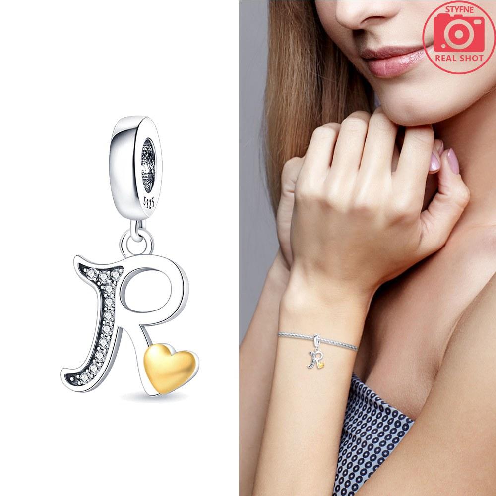 26-Letter Charm Pendant Copper Colors For Charms Copper Colors Original Bracelet For Jewelry Making