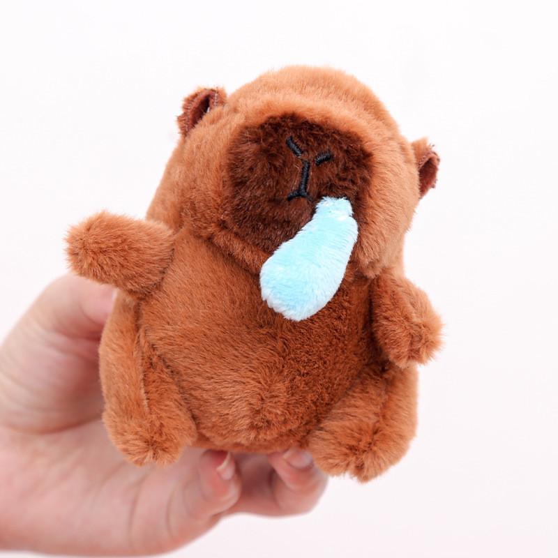 Water Capybara Plush Toy Cute Animal Stuffed Doll Hanging Decor For Kids Gift