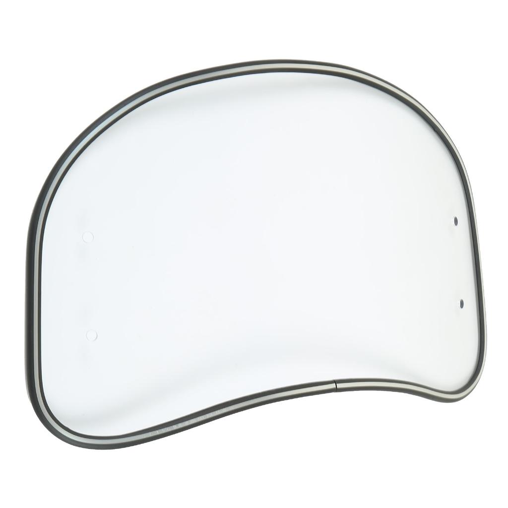 Motorrad Oval Windschild Klar Frontscheibe Spoiler Luftwindabweiser Schutzschild Universelle Passform Transparent