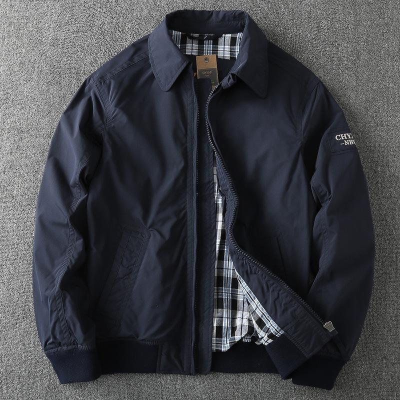 Frühling Lässig Einfarbig Mode Slim Bomberjacke Herren Übermantel Baseballjacken Herren Herbst Business Klassiker Oberbekleidung Mäntel