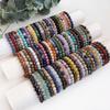 Natural Stone pink zebra Beaded Bracelet 6/8mm Dalmatian Jasper Rhodochrosite Agate Bracelet Gemstone Beads Bracelet