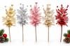 Christmas Glitter Decorative Branch with Balls for Christmas Tree Decorations 45