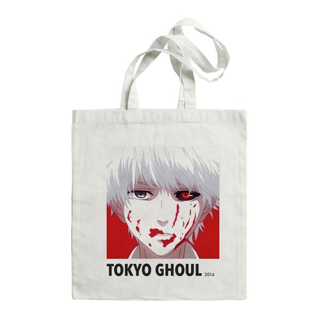Japan Anime Kaneki Ken Tokyo Ghoul Canva Bag Harajuku Gothic Style Shopper Large Capacity Women Bag Shoulder Bag Vintage HandBag