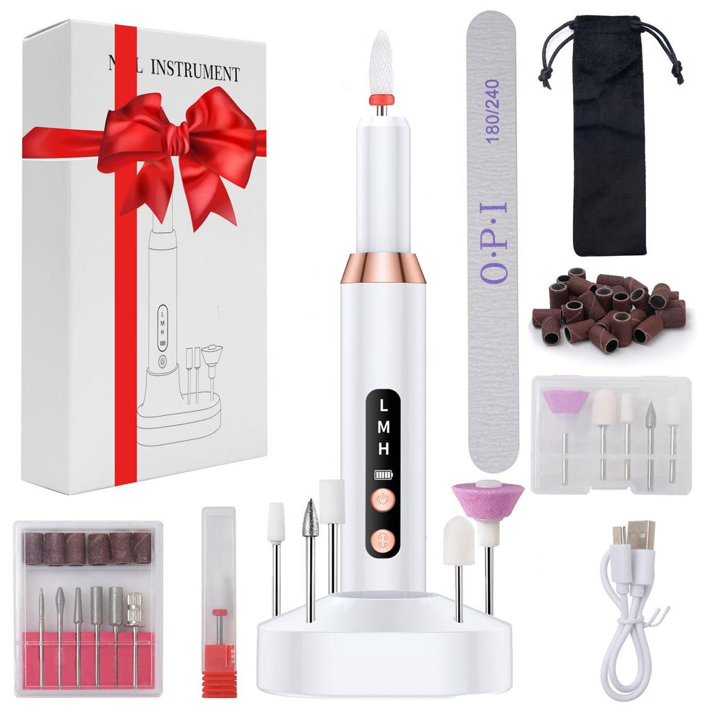 TEMU Portable Nail Shaper & Grinder: Nail Polisher, Cuticle & Polish Remover.