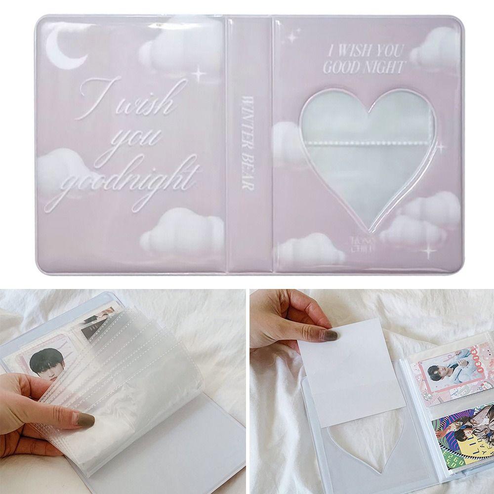 

Love Heart Photocard Holder PVC Name Card Book Mini Photo Holder Style 8