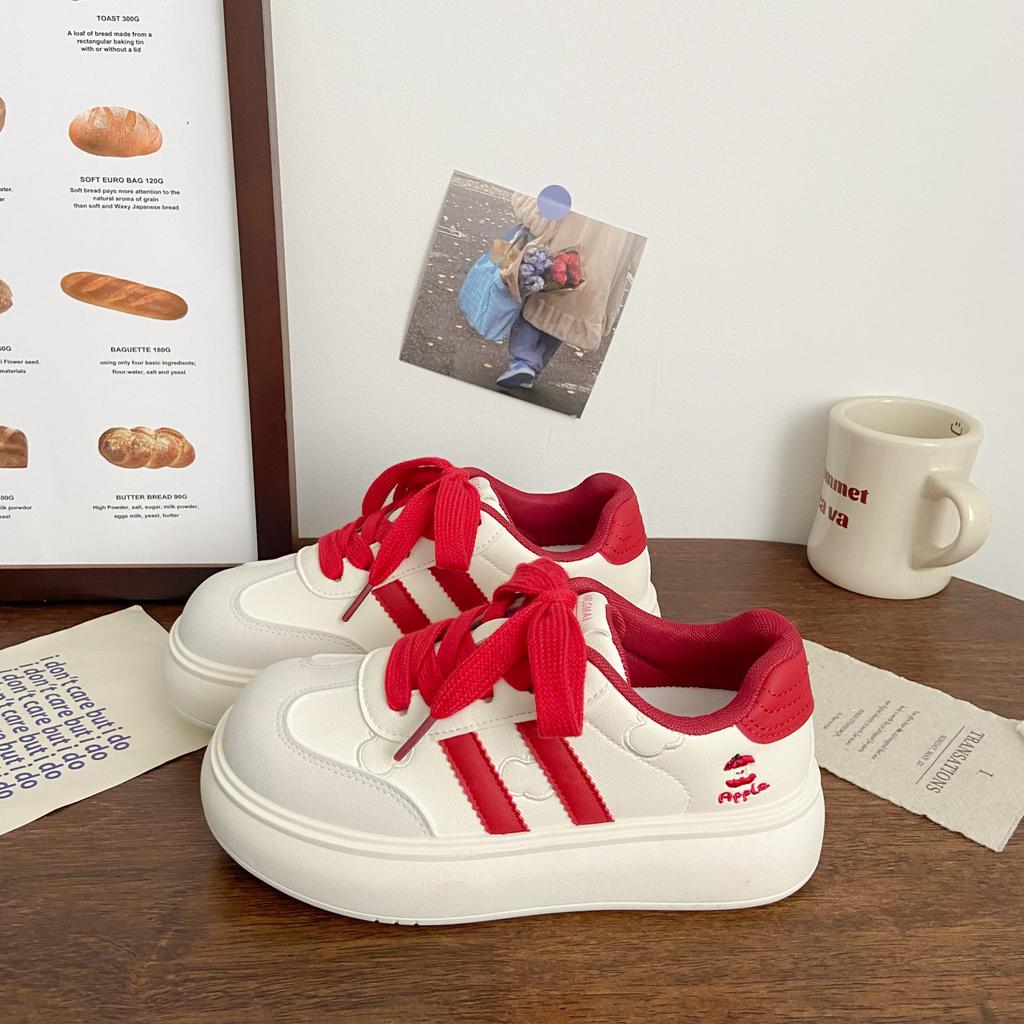 Ugly cute muffin sports 22 autumn new chic niche design students Dexun Forrest Gump board shoes