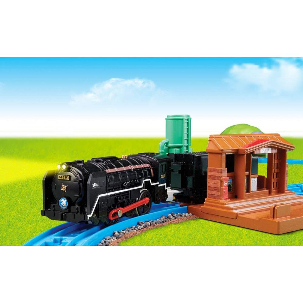 Plarail Action On the Rail Naruzo Hikaruzo C62 Steam Locomotive Set [Japan Toy Award 2019 Special Prize]
