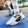 New Basketball Shoes MD Rubber Sole Friction Luminous Light Men's and Women's Real Young Students Battle Game Training Shoes