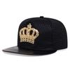 Unisex Crown Label Hip-hop Hats Spring Autumn Outdoor Adjustable Casual Baseball Caps Trucker Caps Sunscreen Hat