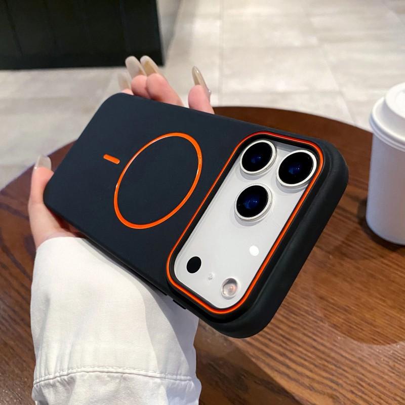 Magnetic TPU Phone Case IPhone 17 Pro Max 16E Air With Matte Finish Soft Grip Shockproof Cover