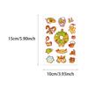 8-Sheet Festival Planner Cartoon Stickers Set - Fun & Personalized Collage Decals