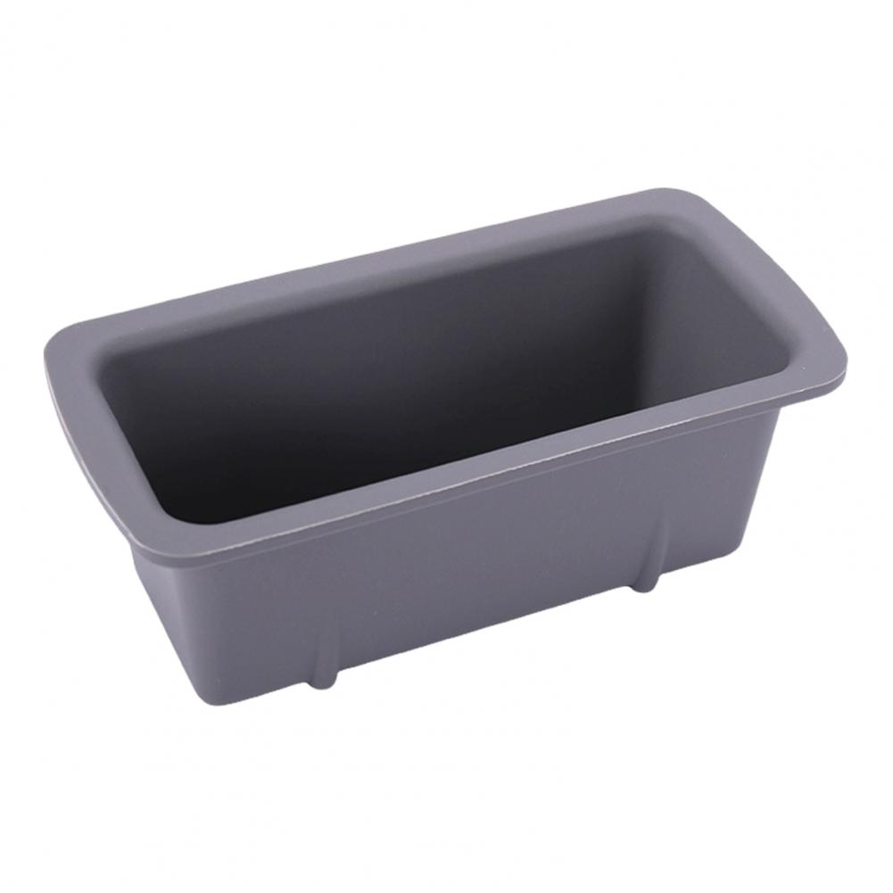 

Loaf Toast Bread Pans Silicone Cake Mold High-temperature Resistant Silicone Loaf Pan for Toast Bread Desserts for Kitchen сірий