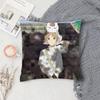 N-Natsumes Book Of F-Friends Animation Pillow Case Fashion Square Pillowcase Bedroom Sofa Room Ins Decoration Leisure